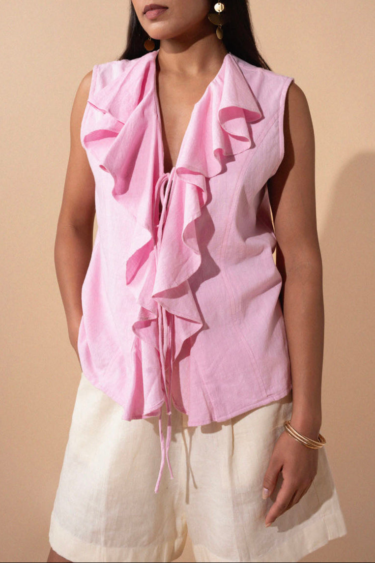 Flou Top in Pink