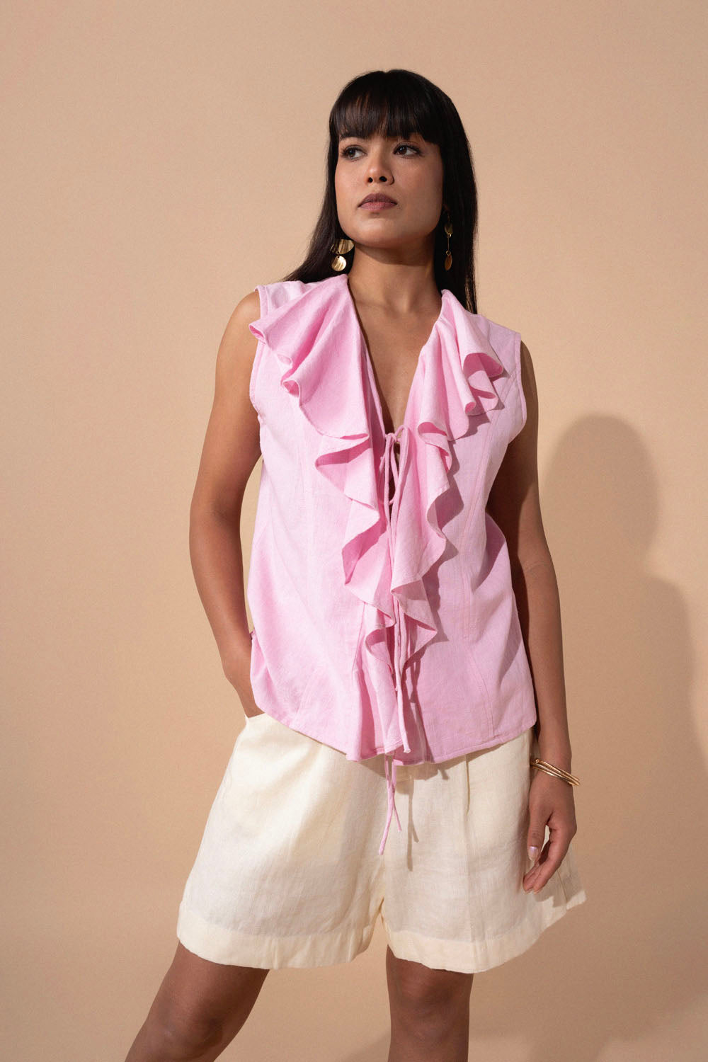 Flou Top in Pink