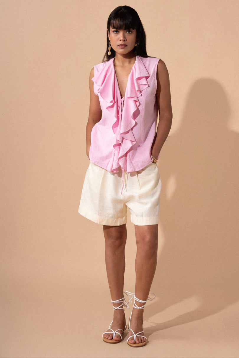 Flou Top in Pink