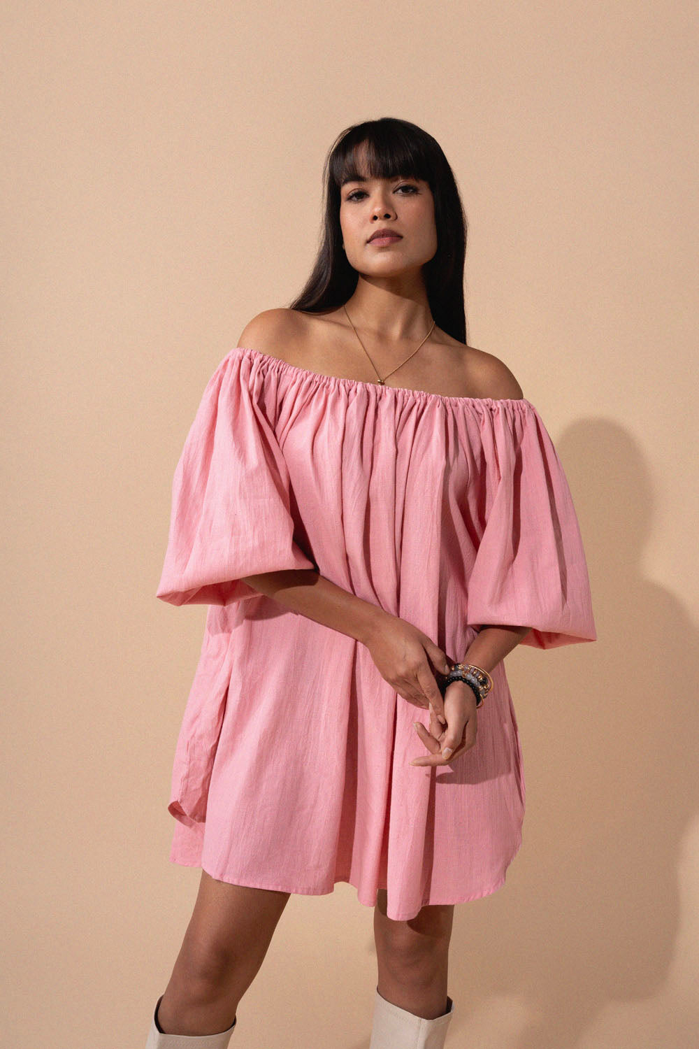 The Picnic Dress in Salmon