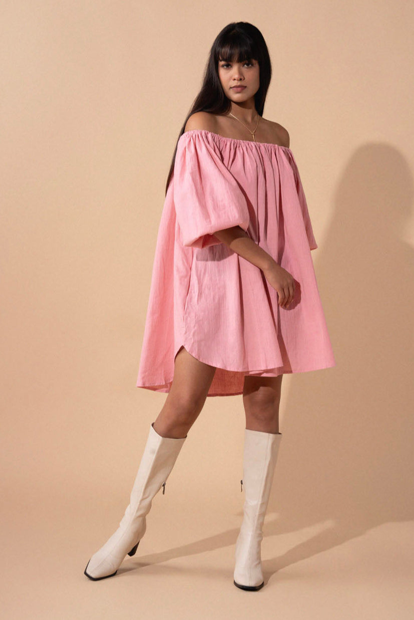 The Picnic Dress in Salmon