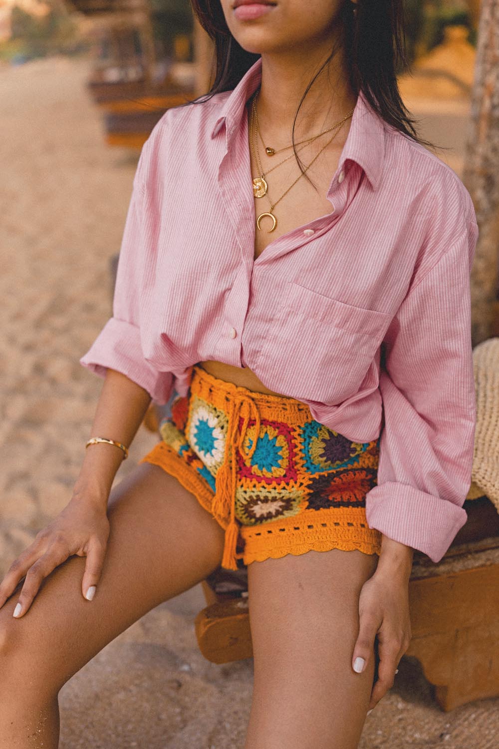 Pink Pinstripe Shirt