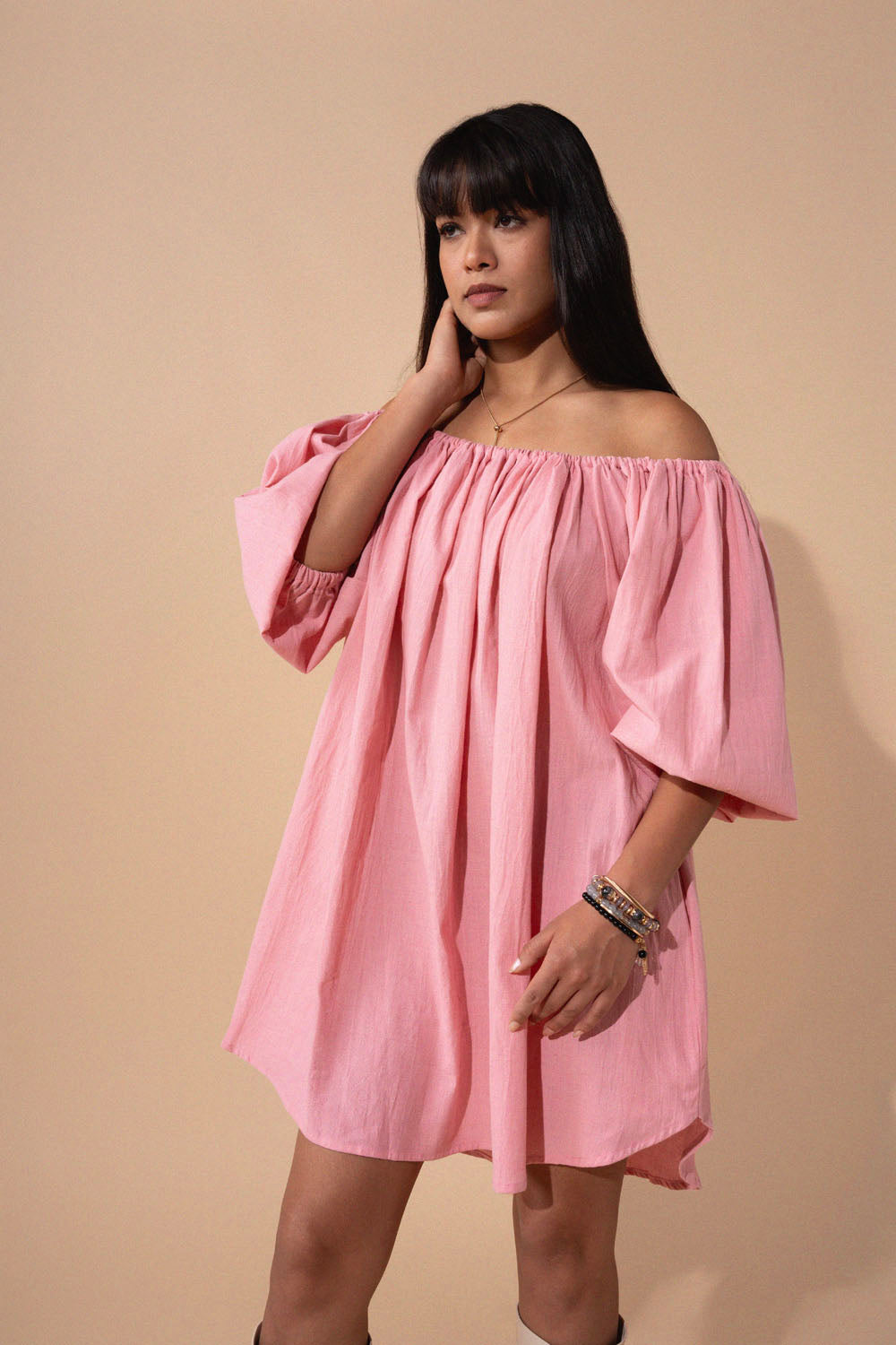 The Picnic Dress in Salmon